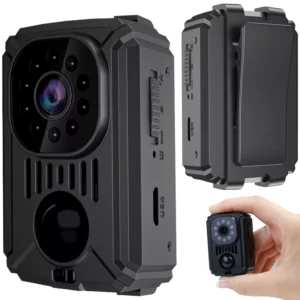 Mini Cámara Espía Oculta HD Sin WiFi – Camara Vigilancia de Coche con Visión Nocturna y Detección de Movimiento, Funciona sin Internet, 11 Horas de Batería - Cámara Vigilancia Sin WiFi. P